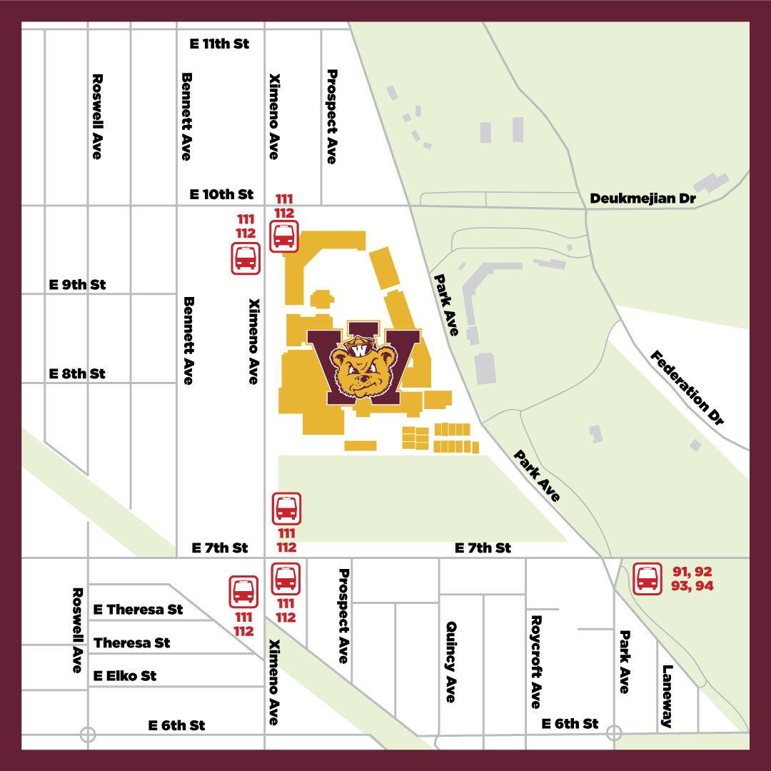 Wilson high School bus Map